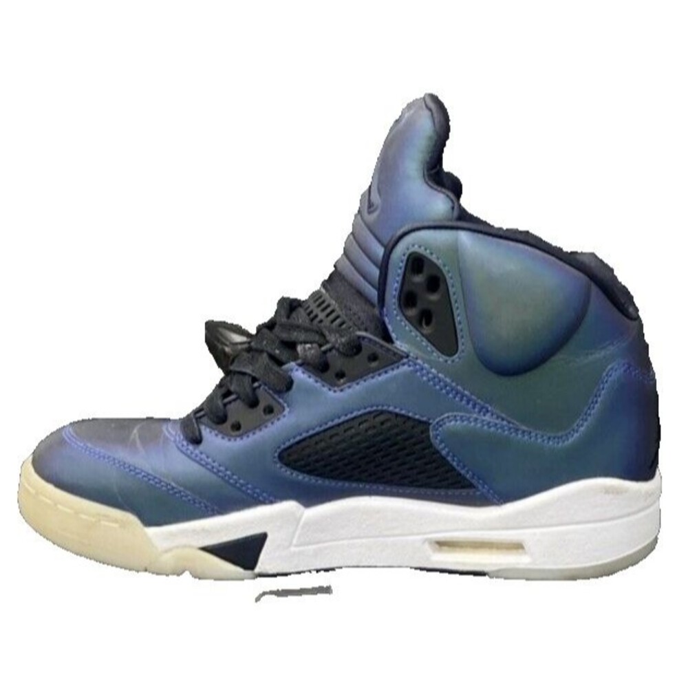 Nike Air Jordan 5 Retro Oil Grey Sneakers Womens Size 8.5 High Top CD2722-001